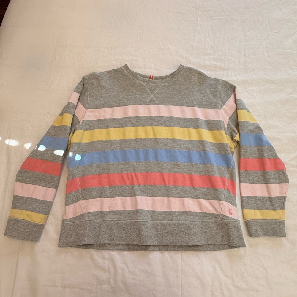 Joules Multicolor Striped Crewneck Sweater